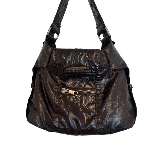 Matt & Nat Brown Japanese Paper Shoulder Bag - Picture 7 of 8